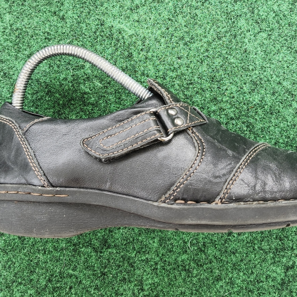 Clarks Brown Leather Women's Flats Whistle Bamboo Women Size 7